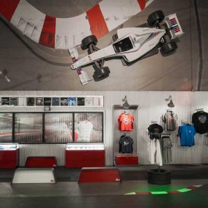 the retail area of k1 speed irvine